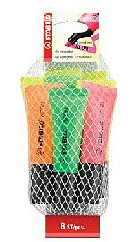 Lot de 8 surligneurs Neon Stabilo