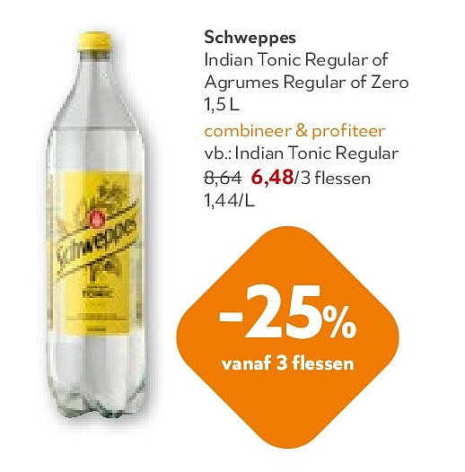 Schweppes Indian Tonic Regular