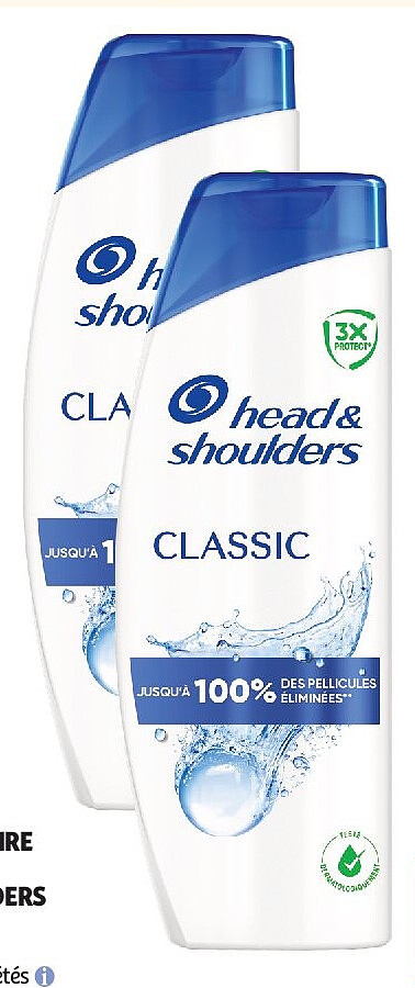 Shampooing antipelliculaire Classic Head & Shoulders 500 ml
