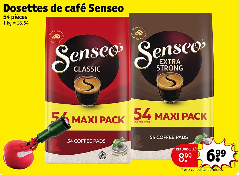 Dosettes de café Senseo 54 pièces