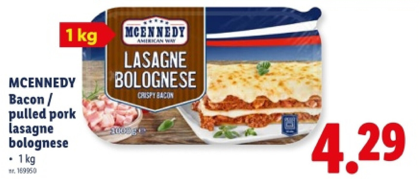 Bacon/ pulled pork lasagne bolognese