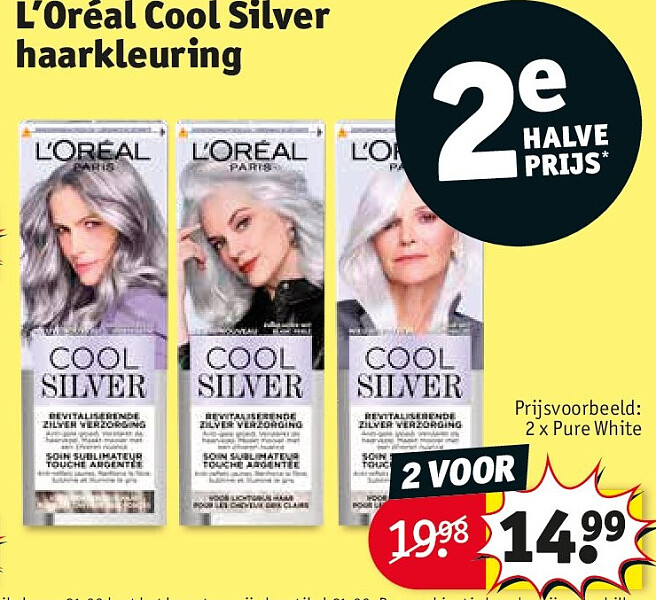 L’Oréal Cool Silver haarkleuring