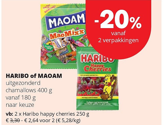 Haribo happy cherries 250 g