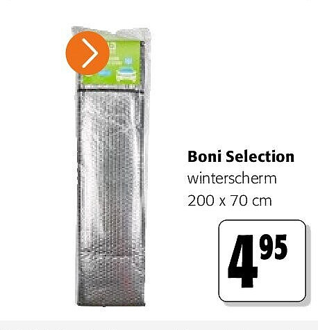 Boni Selection winterscherm 200 x 70 cm