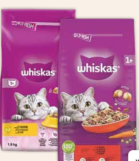 Whiskas droogvoer kat 1,9 kg