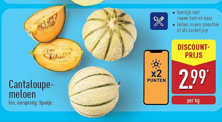 Cantaloupe meloen