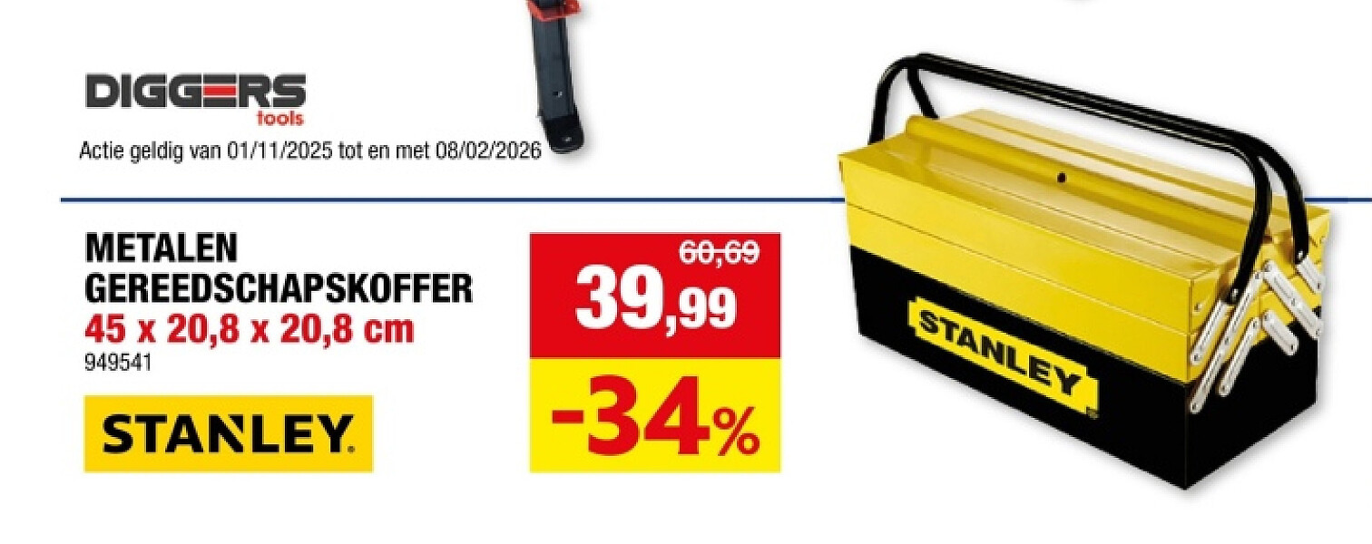 METALEN GEREEDSCHAPSKOFFER