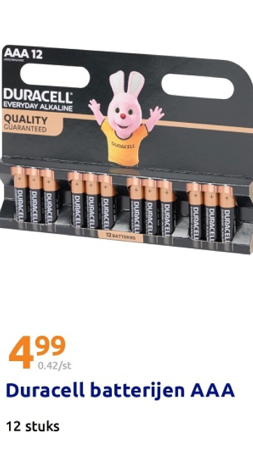 Duracell batterijen AAA
