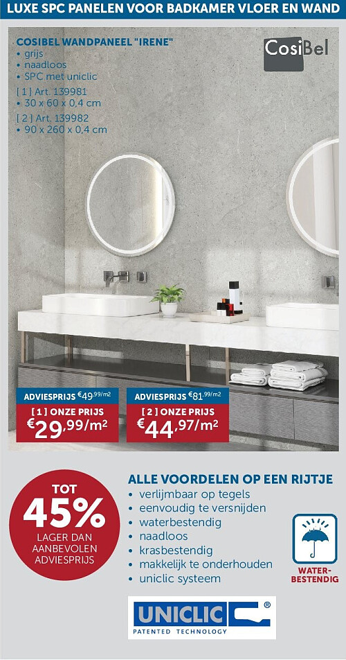 COSIBEL WANDPANEEL "IRENE"