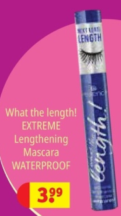 What the length! EXTREME Lengthening Mascara WATERPROOF