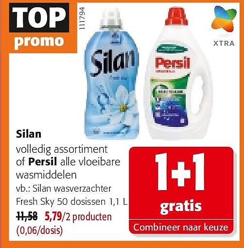 Silan wasverzachter Fresh Sky 50 dosissen 1,1 L