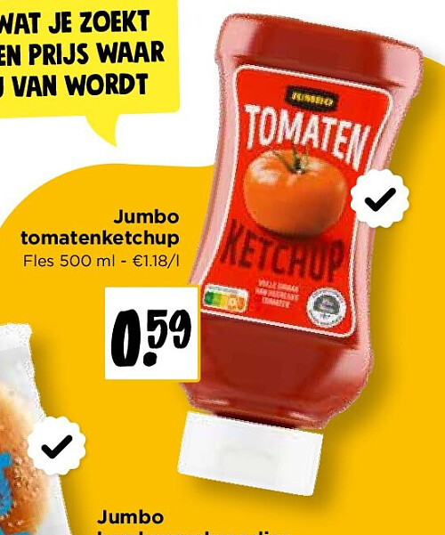 Jumbo tomatenketchup