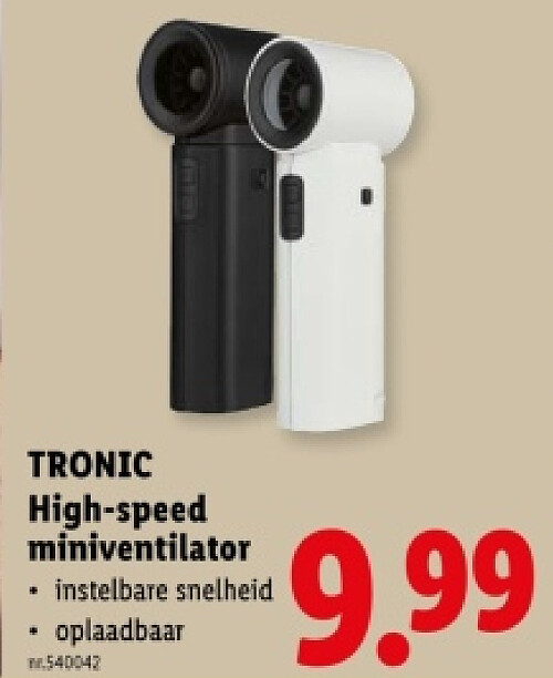High-speed miniventilator