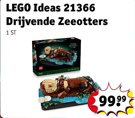 LEGO Ideas 21366 Drijvende Zeeotters