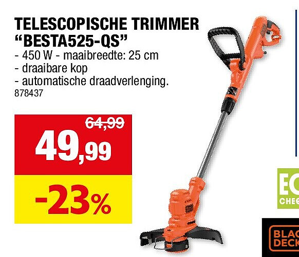 TELESCOPISCHE TRIMMER “BESTA525-QS”