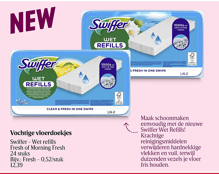 Vochtige vloerdoekjes