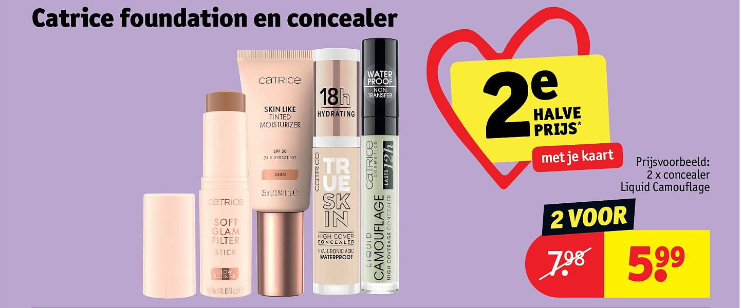 Catrice foundation en concealer