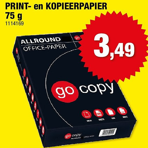 PRINT- en KOPIEERPAPIER 75 g