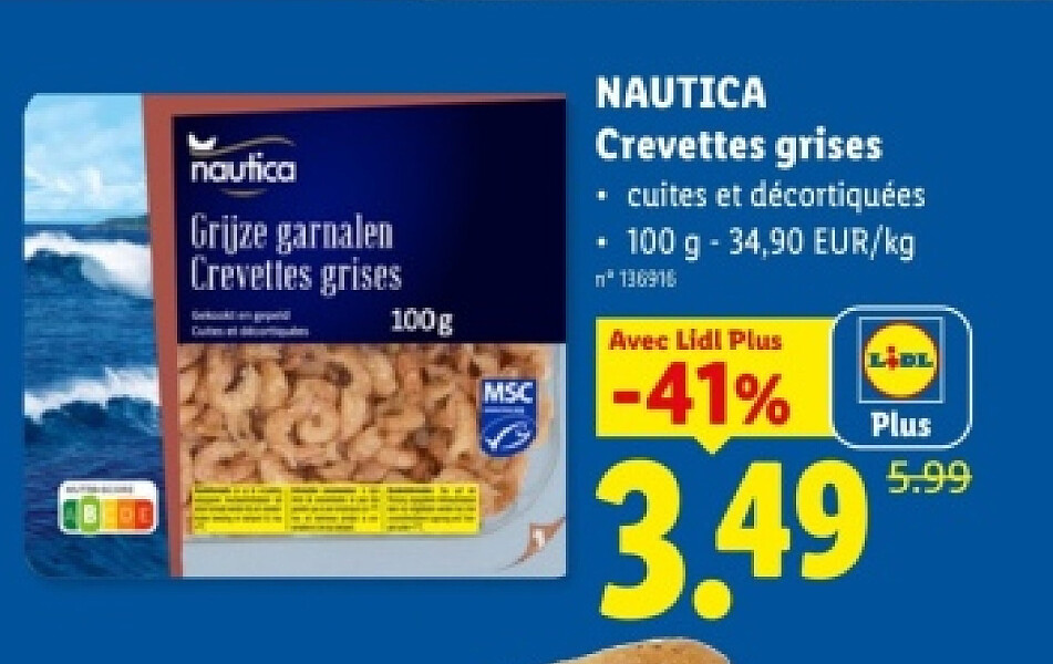Crevettes grises