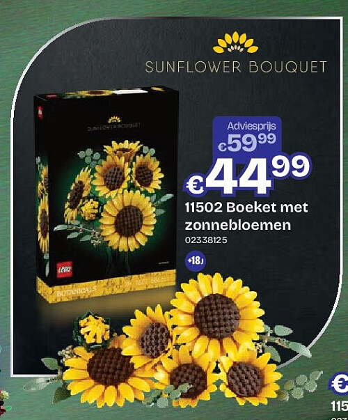 11502 Boeket met zonnebloemen