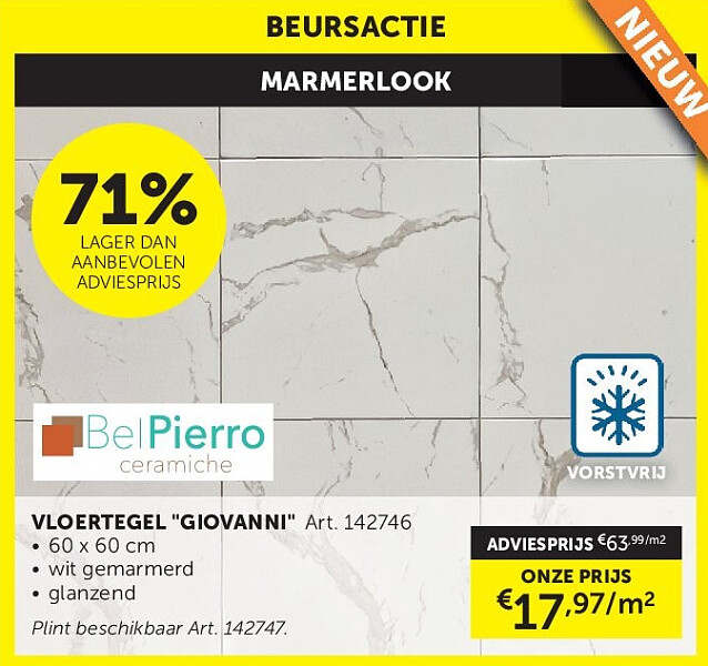 VLOERTEGEL "GIOVANNI"