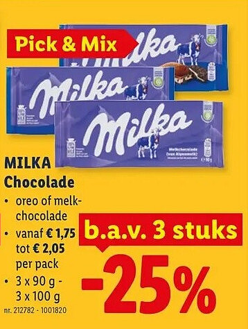 MILKA Chocolade