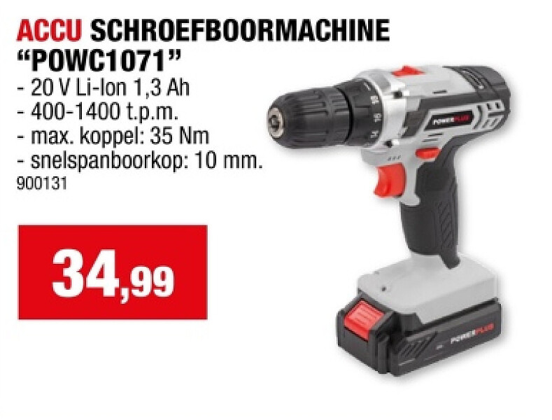 ACCU SCHROEFBOORMACHINE "POWC1071"