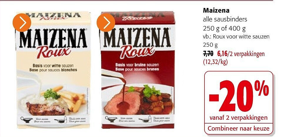 Maizena Roux voor witte sauzen 250 g