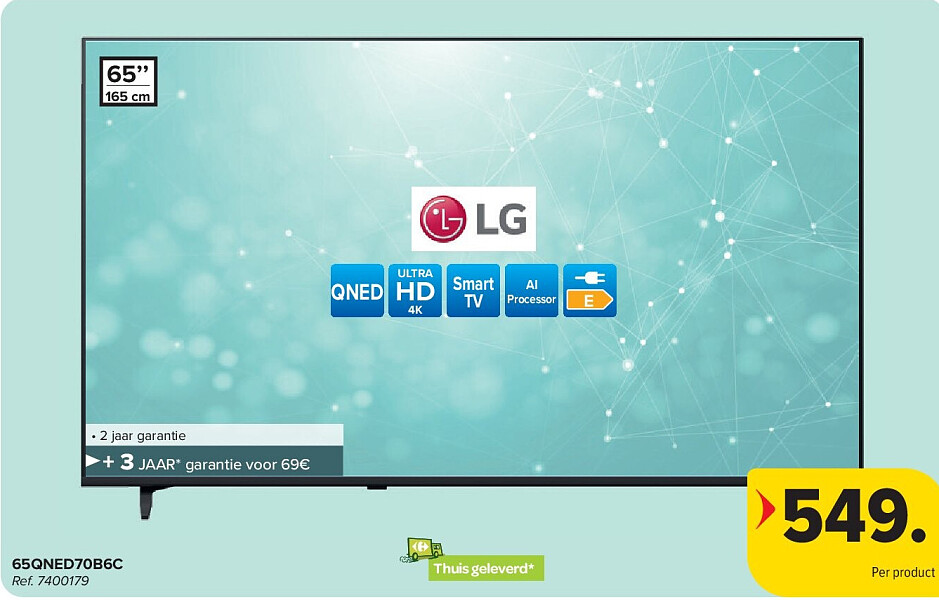 LG 65QNED70B6C QNED TV