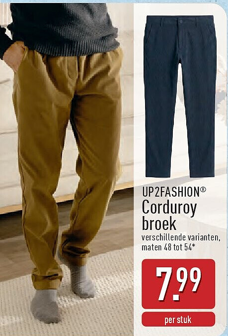 Corduroy broek