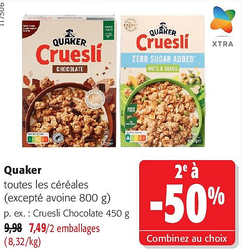 Quaker Cruesli Chocolate 450 g