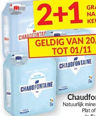 Chaudfontaine mineraalwater