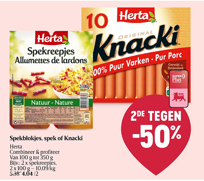 Lardons, lard ou Knacki