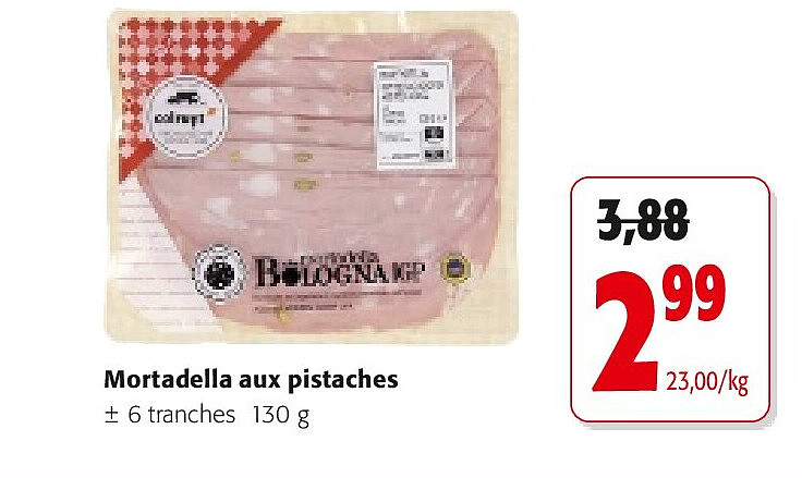 Mortadella aux pistaches