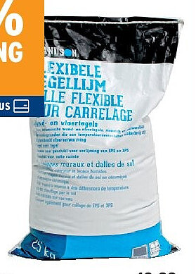 Handson flexibele tegellijm grijs 25 kg