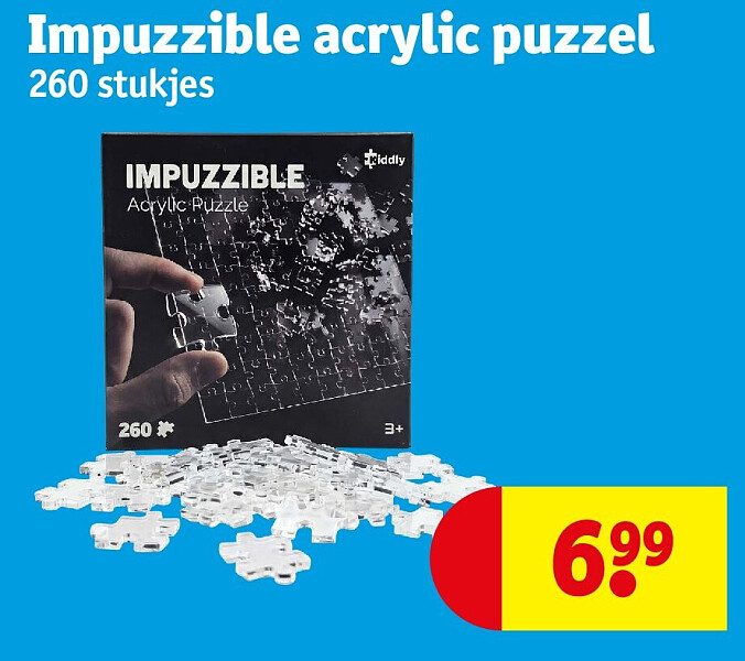Impuzzible acrylic puzzel