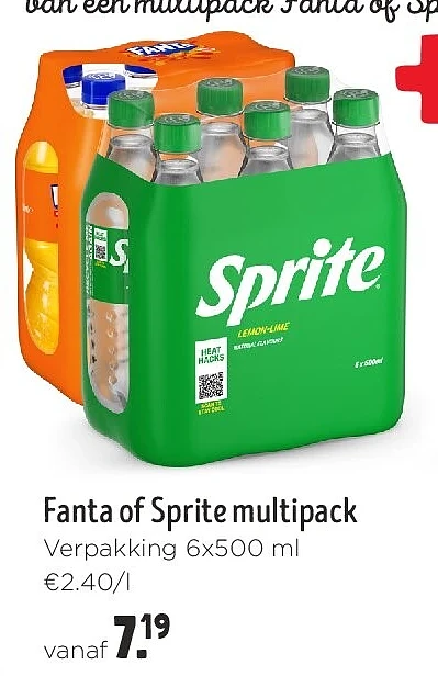 Fanta of Sprite multipack