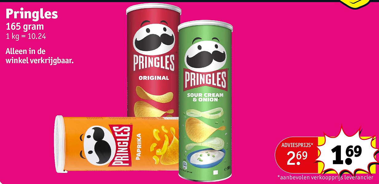 Pringles 165 gram