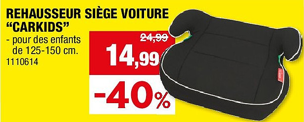 REHAUSSEUR SIÈGE VOITURE “CARKIDS”