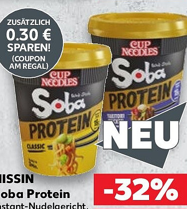 Soba Protein Instant-Nudelgericht