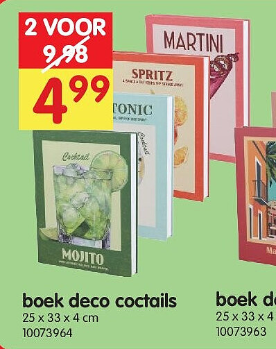 boek deco coctails