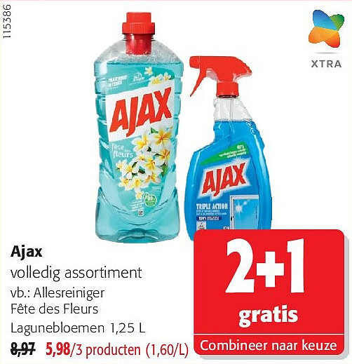 Ajax Allesreiniger Fête des Fleurs Lagunebloemen 1,25 L