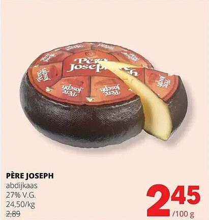 PÈRE JOSEPH abdijkaas 27% V.G.