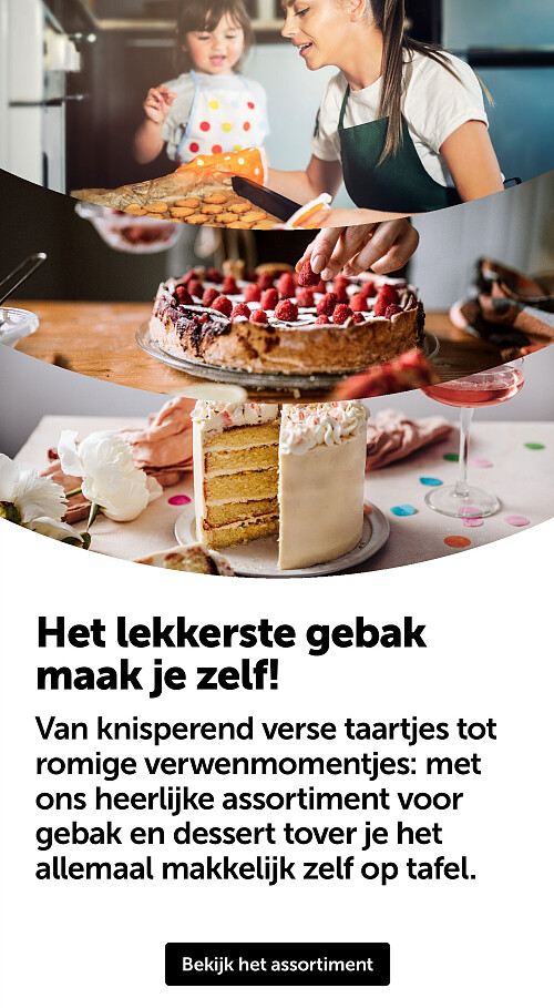 Het lekkerste gebak maak je zelf!