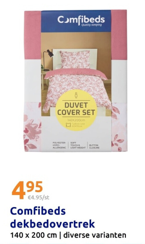 Comfibeds dekbedovertrek
