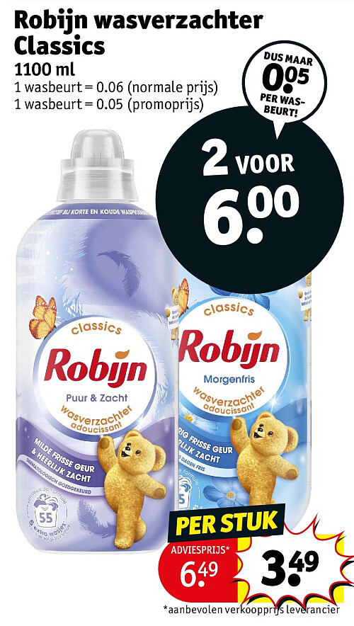 Robijn wasverzachter Classics