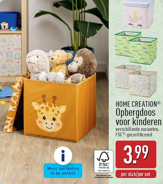 Opbergdoos voor kinderen