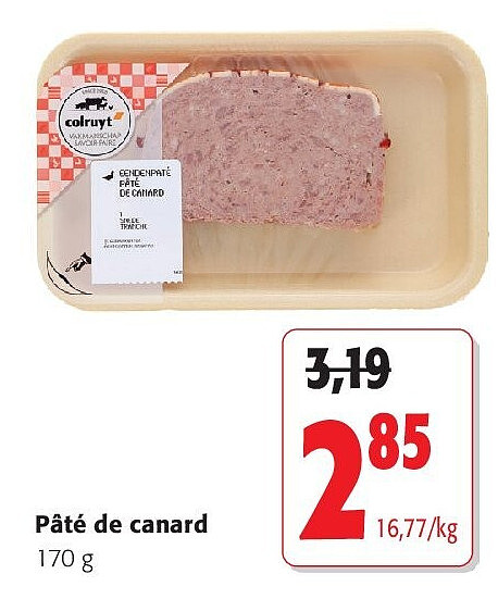 Pâté de canard 170 g