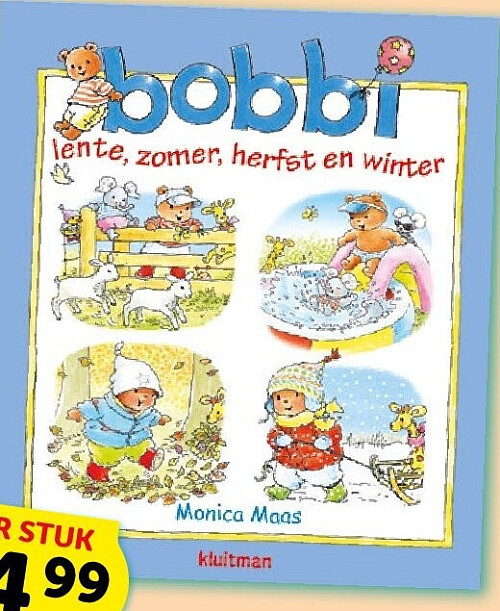 Bobbi lente, zomer, herfst en winter