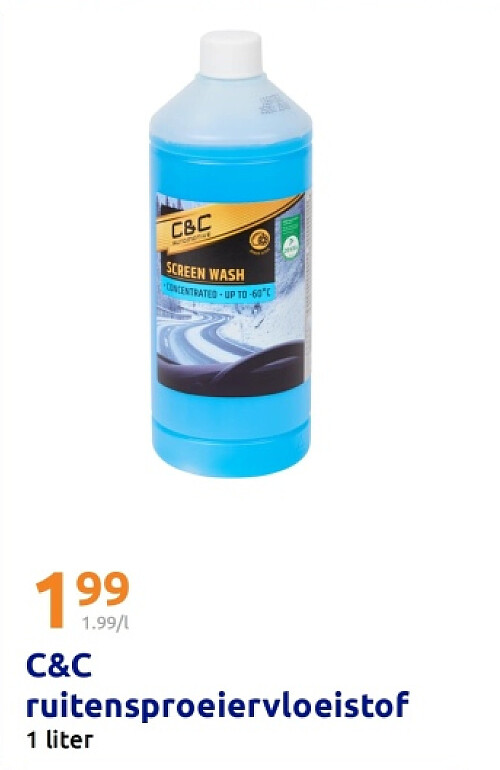 C&C ruitensproeiervloeistof
